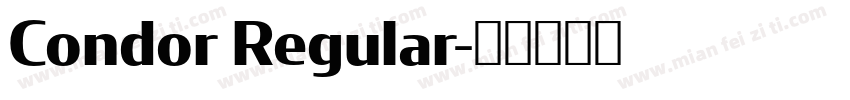 Condor Regular字体转换